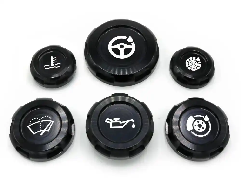 Billetworkz Engine Bay Caps - (2005-2009 Subaru Legacy GT)