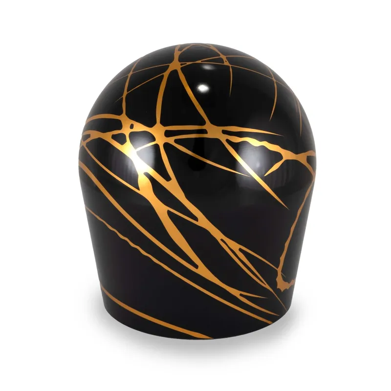 Billetworkz Shift Knob – Black w/ Gold Splash - Toyota GR Corolla / Corolla Hatch