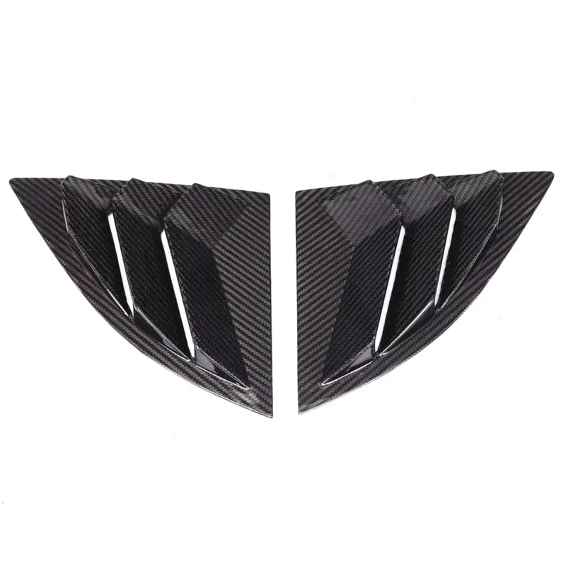 Rexpeed Dry Carbon Rear Window Louver Shutter Covers | 2020-2025 A90 Toyota Supra