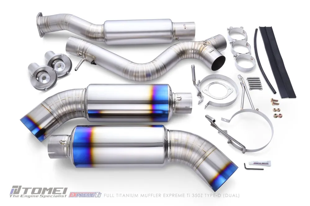 Tomei Titanium Dual Exit Cat-Back Exhaust System | 2003-2008 Nissan 350Z (TB6090-NS04B)
