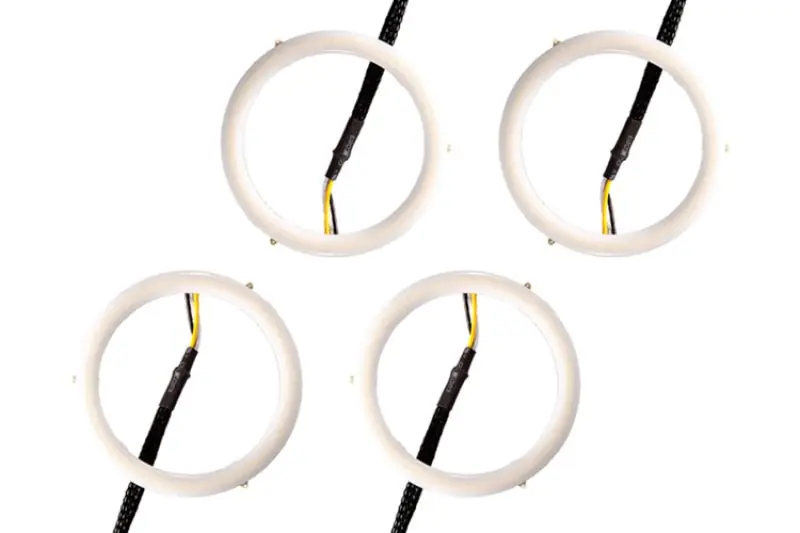Diode Dynamics Halo Lights LED 70mm - Red Four