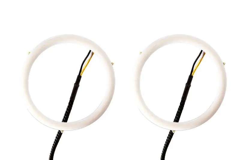 Diode Dynamics Halo Lights LED 90mm - Red (Pair)