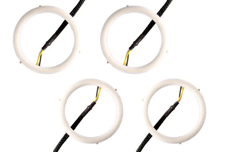 Diode Dynamics Halo Lights LED 70mm/80mm Switchback Four