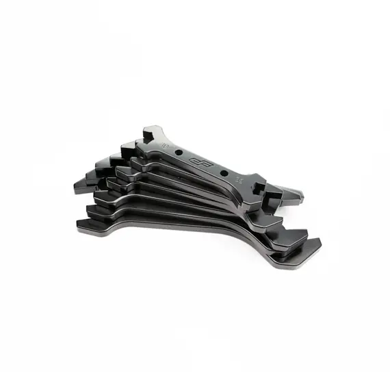 ColorFittings Aluminum AN Wrench Set for Hose Assembly