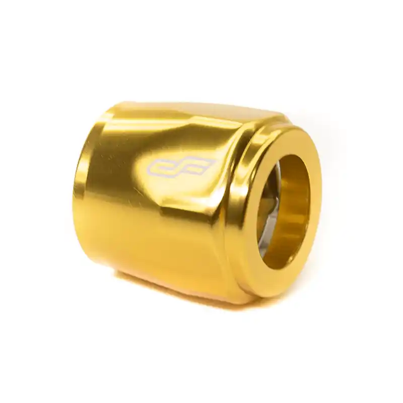 ColorFittings -06 AN Hex/Worm-Clamp Hose Finisher