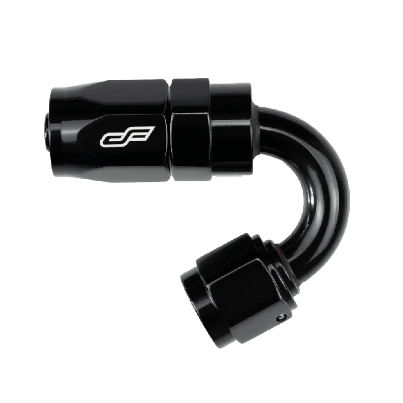 ColorFittings -08 AN 150 Degree Female Aluminum Hose End Fitting