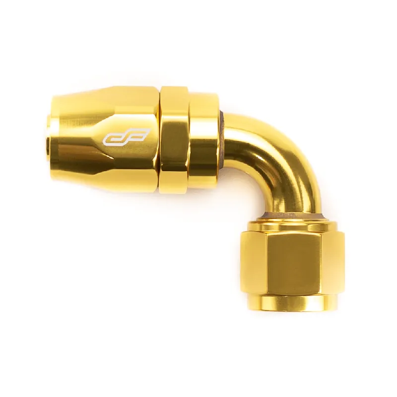 ColorFittings -20 AN 90 Degree Female Aluminum Hose End Fitting