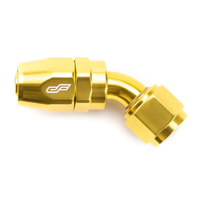 ColorFittings -06 AN 45 Degree Female Aluminum Hose End Fitting