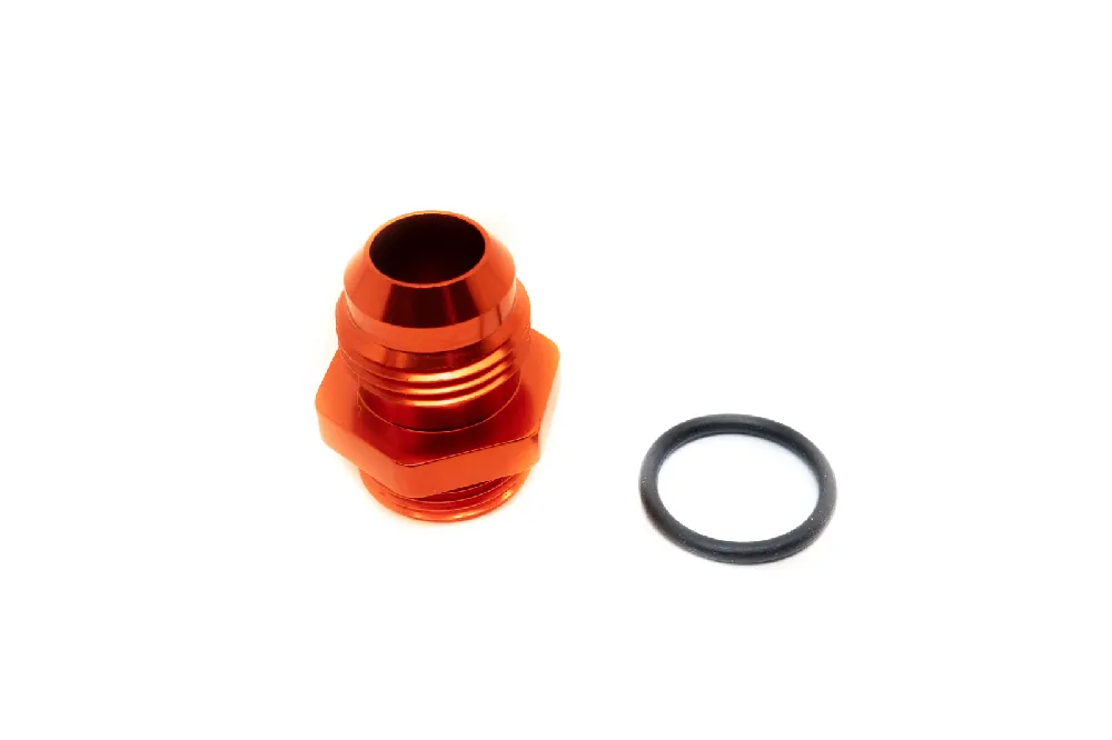 ColorFittings 10AN to M22x1.5mm Short Body Adapter w/ O-Ring for Oil Coolers