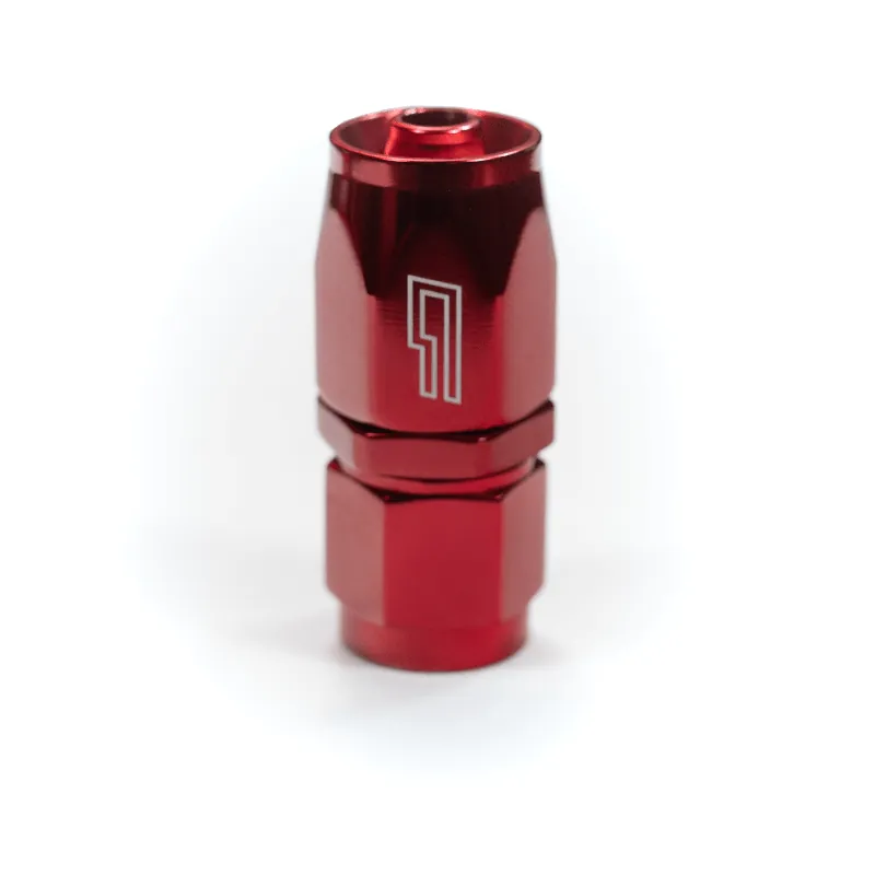 ColorFittings -12 AN Straight Female Aluminum Hose End (PTFE)