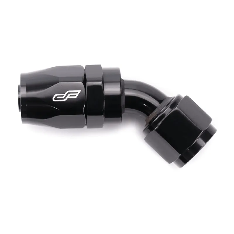 ColorFittings -04 AN 45 Degree Female Aluminum Hose End (PTFE)