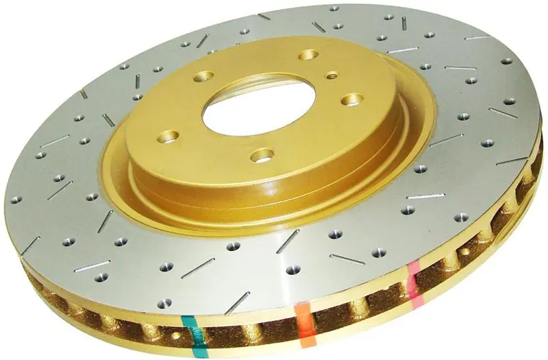 DBA 93-04 Eagle Talon Tsi AWD Front 4000 Series Drilled & Slotted Rotor