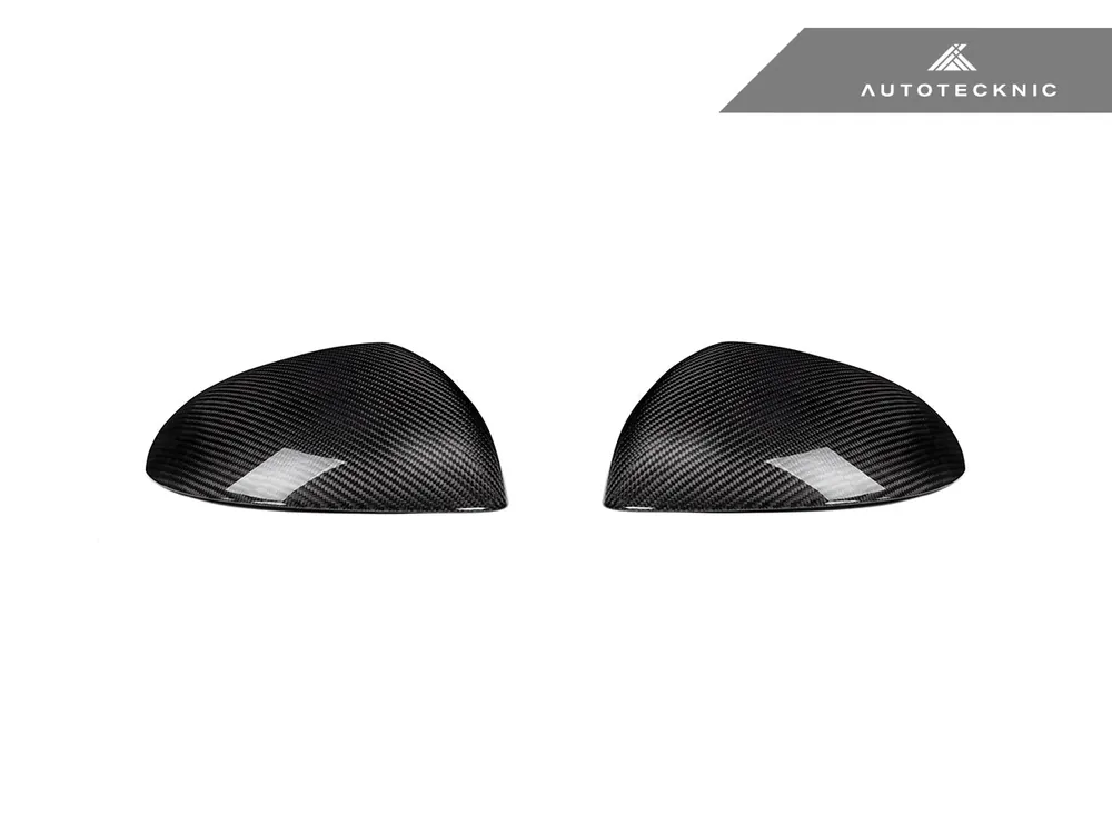 AutoTecknic Replacement Dry Carbon Mirror Covers - Mercedes-Benz W206 C-Class