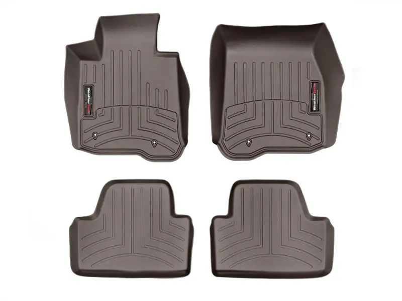WeatherTech 2014+ BMW 4-Series Front + Rear FloorLiner - Cocoa