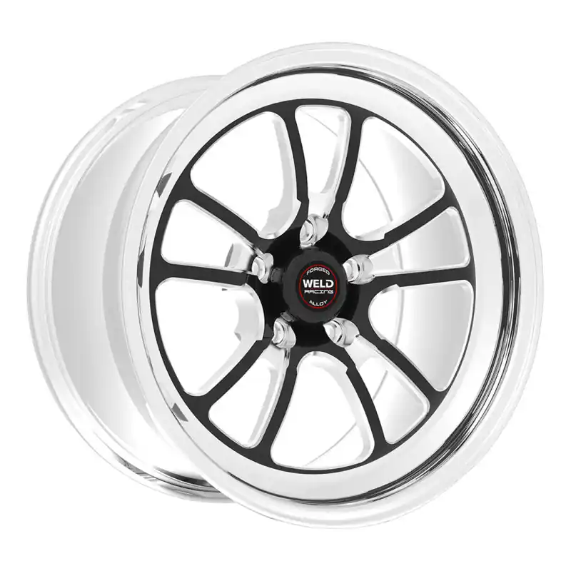 Weld S70 17x10 / 5x115 BP / 6.7in BS Black Wheel (High Pad) - Non-Beadlock
