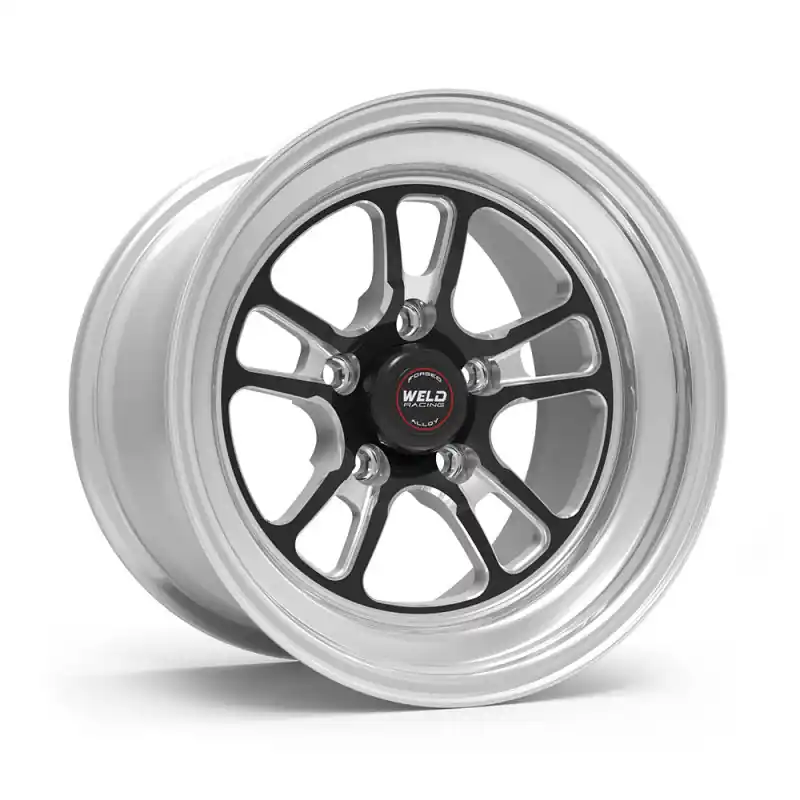 Weld S70 15x6 / 5x4.75 BP / 4.5in. BS Black Wheel (Low Pad) - Non-Beadlock