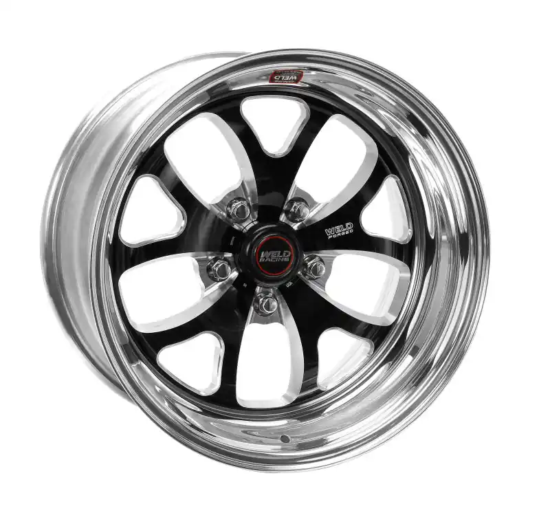 Weld S76 17x11 / 5x115mm BP / 5.8in. BS Black Wheel (Medium Pad) - Non-Beadlock