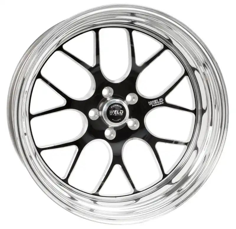 Weld S77 20x10.5 / 5x115mm BP / 5.3in. BS Black Wheel (High Pad) - Non-Beadlock
