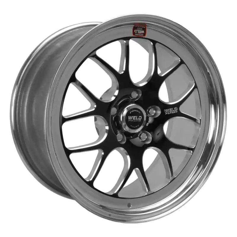 Weld S77 18x10.5 / 5x4.5 BP / 6.6in. BS Black Wheel (High Pad) - Non-Beadlock