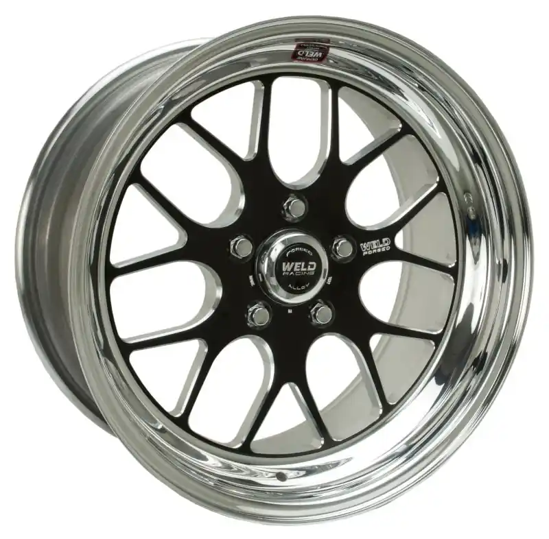 Weld S77 18x11 / 5x4.5 BP / 7.7in. BS Black Wheel (Low Pad) - Non-Beadlock