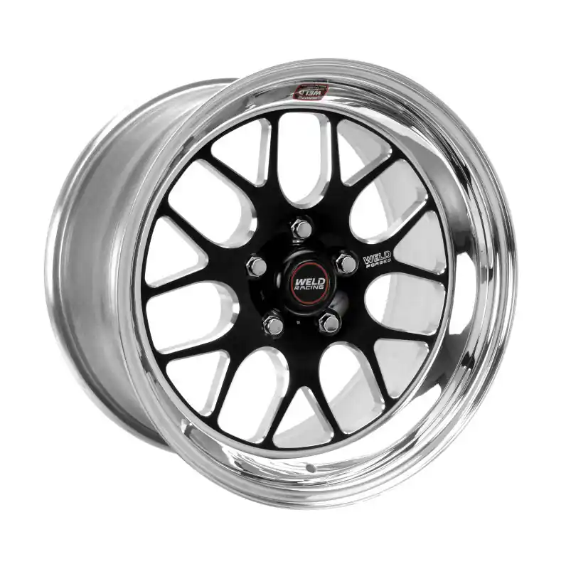 Weld S77 17x11 / 5x115mm BP / 5.8in. BS Black Wheel (Medium Pad) - Non-Beadlock