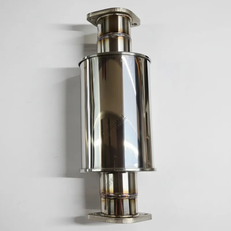 Boosted Fabrication Resonated Race Pipe (Ultra Quiet Style) (Evo 8/9)