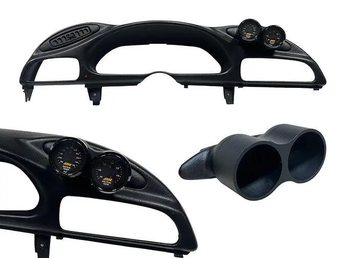 OZ Gauge Pods Chevy Camaro Cluster Dual Pod - Abs