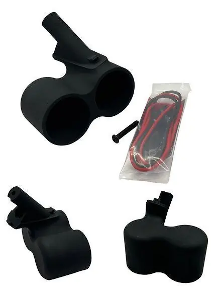 OZ Gauge Pods Jeep Wrangler Pillar Double Gauge Pod