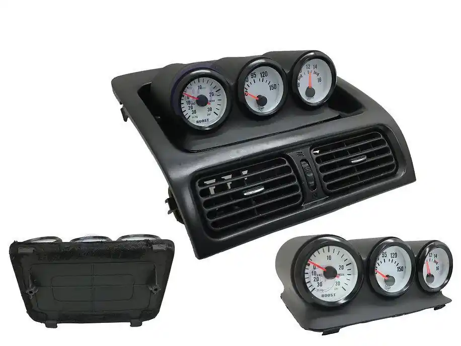 OZ Gauge Pods Lexus Is300 Vent Top Lid Triple Gauge Pod