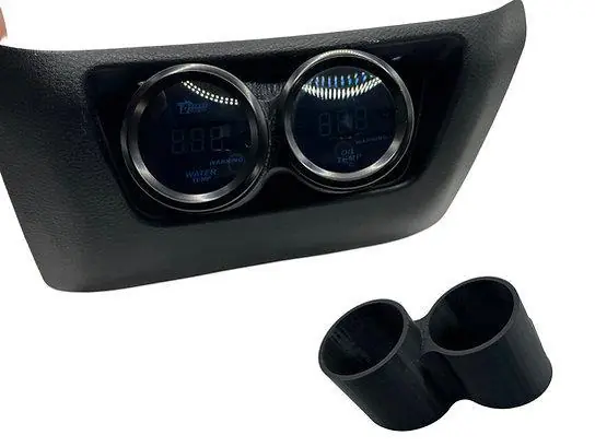OZ Gauge Pods Mitsubishi Evo/Lancer Lower Bin Dual Gauge Pod