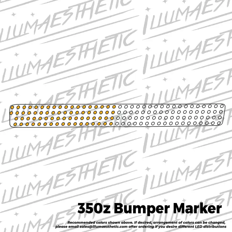 Illumaesthetic Nissan 350Z Bumper Marker (Z33) - Complete LED DIY Kit