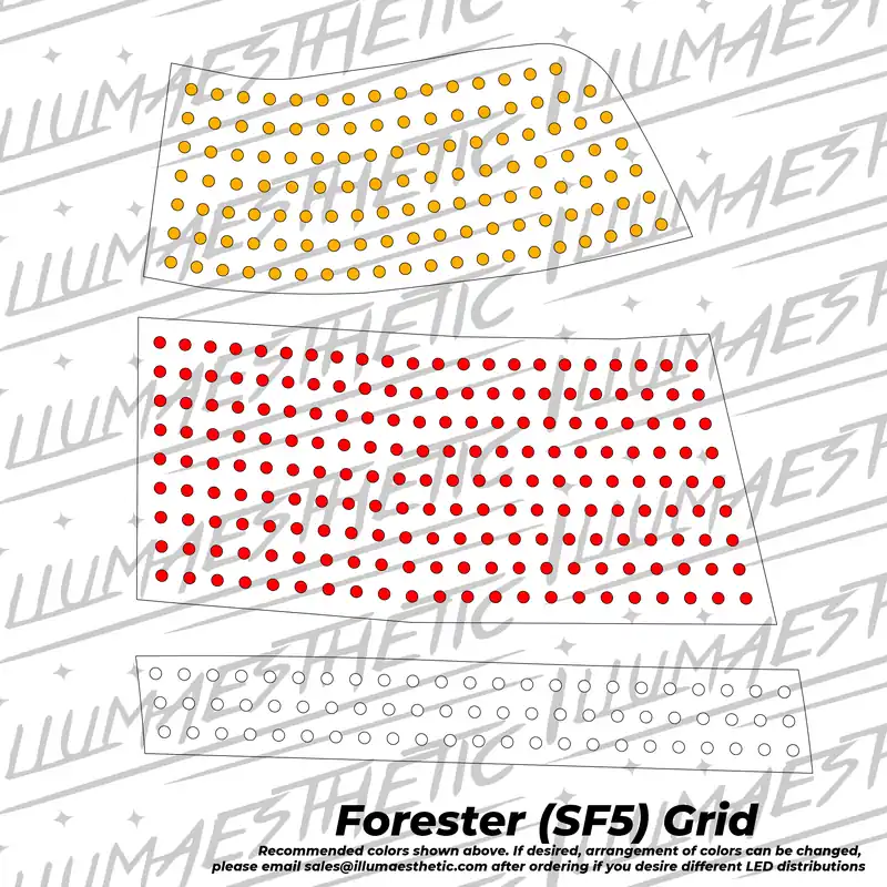 Illumaesthetic Subaru Forester (SF5) - Complete DIY Kit
