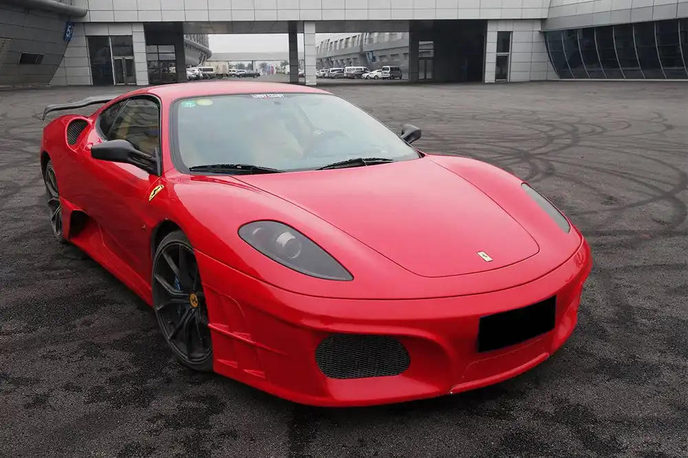 Carbonado AS Style Front Bumper | 2004-2009 Ferrari F430