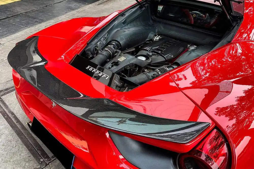 Carbonado VRS Style Carbon Fiber Trunk Spoiler | 2015-2020 Ferrari 488 GTB