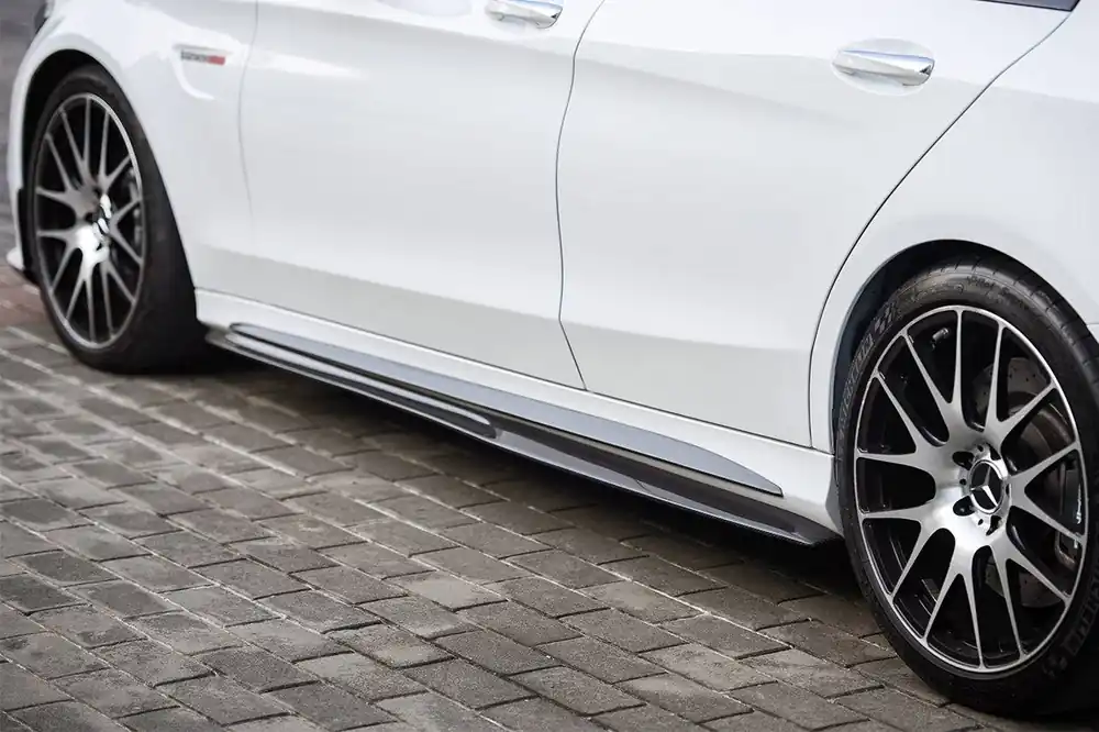 Carbonado PS Style Side Skirts | 2015-2021 Mercedes Benz C-Class C63 AMG W205 Sedan