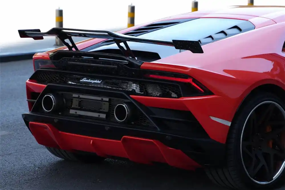 Carbonado 2015-2025 Lamborghini Huracan LP610 LP580 EVO Tecnica OD Style Carbon Fiber Spoiler
