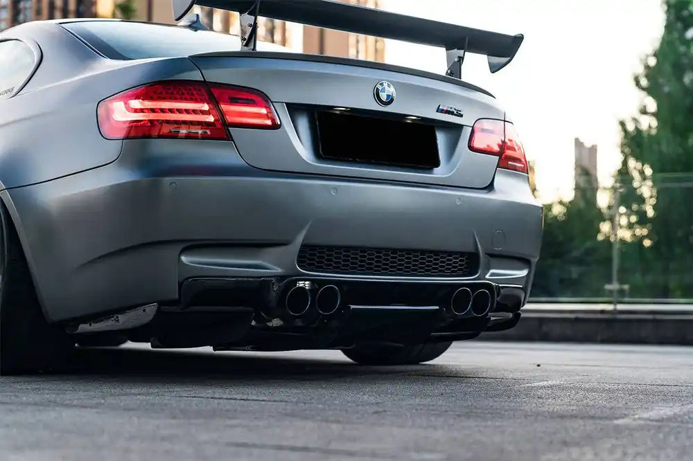 Carbonado 2008-2012 BMW M3 E92 E93 VA Style Carbon Fiber Rear Diffuser with Lip