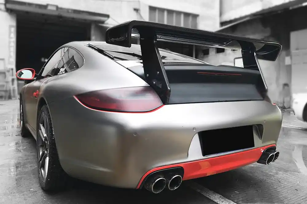 Carbonado 2005-2012 Porsche 911 997 Carrera S TA Style Trunk Spoiler
