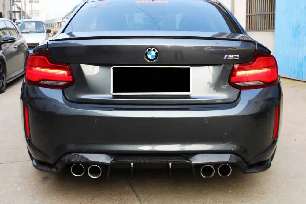 Carbonado 2016-2020 BMW M2 F87 VRS Style Carbon FIber Rear Lip
