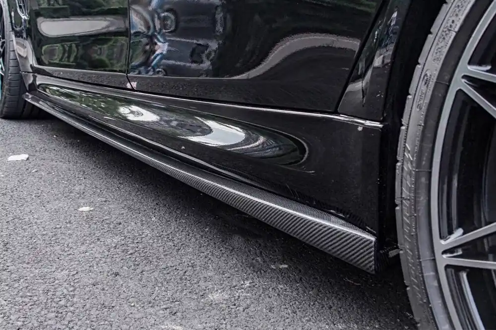 Carbonado 2014-2020 BMW M3 F80 VA Style Carbon Fiber Side Skirts