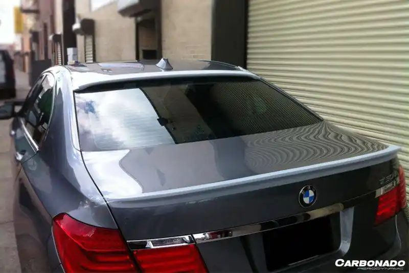 Carbonado 2009-2015 BMW 7 Series F01 ASC Style Carbon Fiber Turnk Spoiler