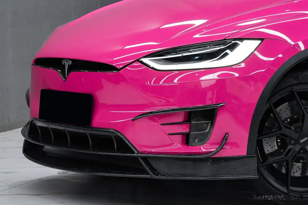 Carbonado 2016-2021 Tesla Model X SUV RZS Style Carbon Fiber Front Canards