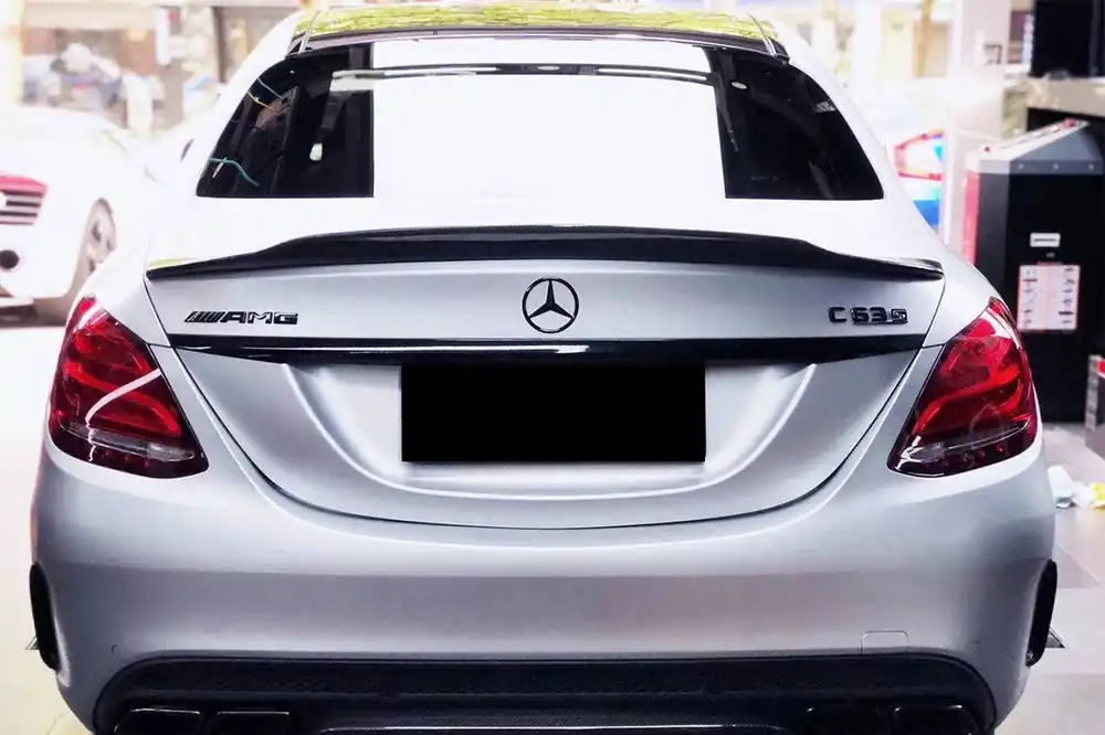 Carbonado 2015-2021 Mercedes Benz C-Class W205 Sedan PS Style Trunk Spoiler