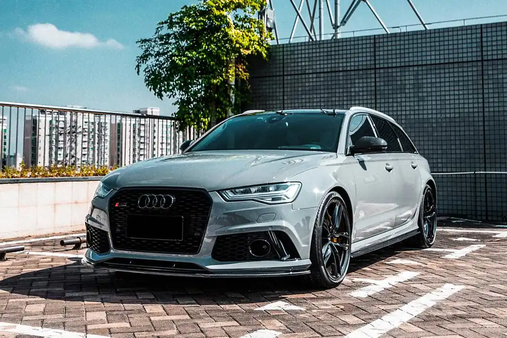Carbonado MN Style Carbon Fiber Front Lip | 2013-2018 Audi RS6 Avant