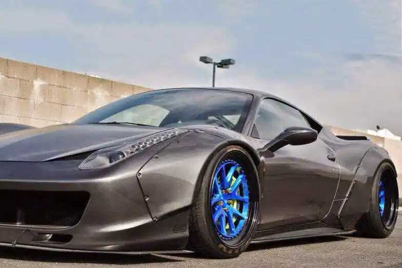 Carbonado 2010-2015 Ferrari 458 Coupe Spider DE Style Wide Fender Flare