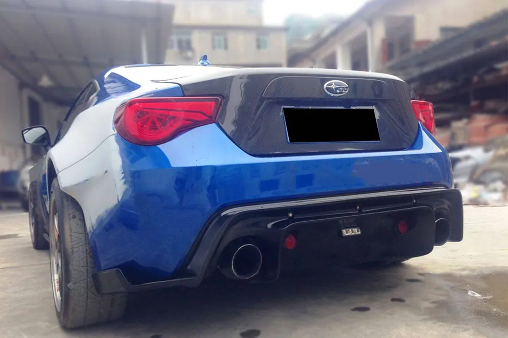 Carbonado 2012-2020 Scion FRS Toyota GT86 Subaru BRZ RBY1 Style Carbon Fiber Rear Lip