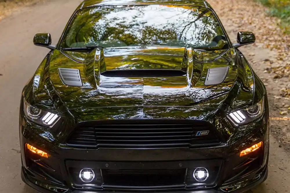 Carbonado 2015-2017 Ford Mustang RSH Style Hood Scoop Cover