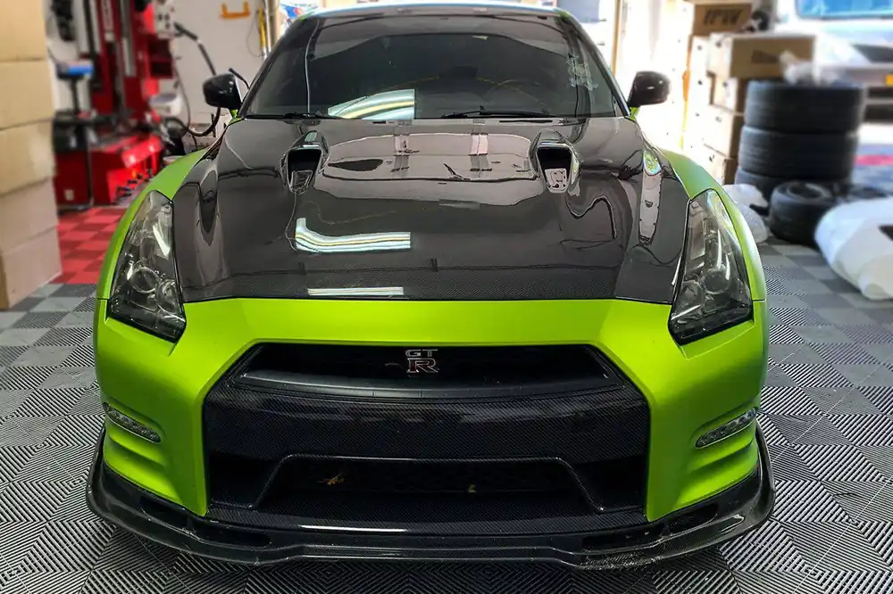 Carbonado 2008-2016 Nissan GTR R35 CBA DBA BSE Style Carbon Fiber Hood