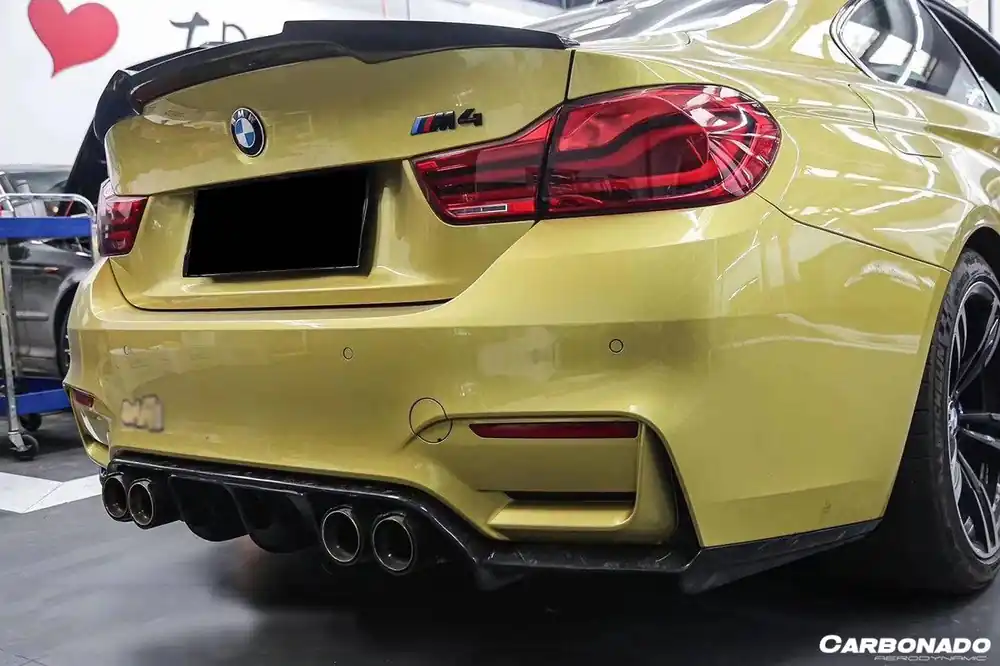 Carbonado VRS Style Carbon Fiber Rear Diffuser | 2014-2020 BMW M3/M4