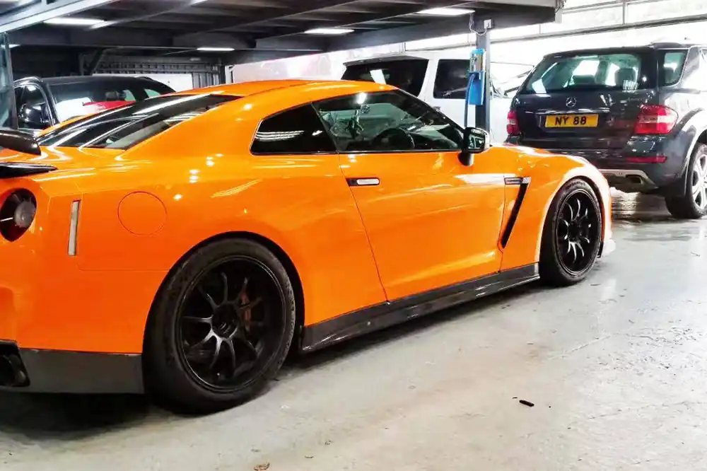 Carbonado ZEL Style Carbon Fiber Side Skirts | 2008-2016 Nissan GTR R35